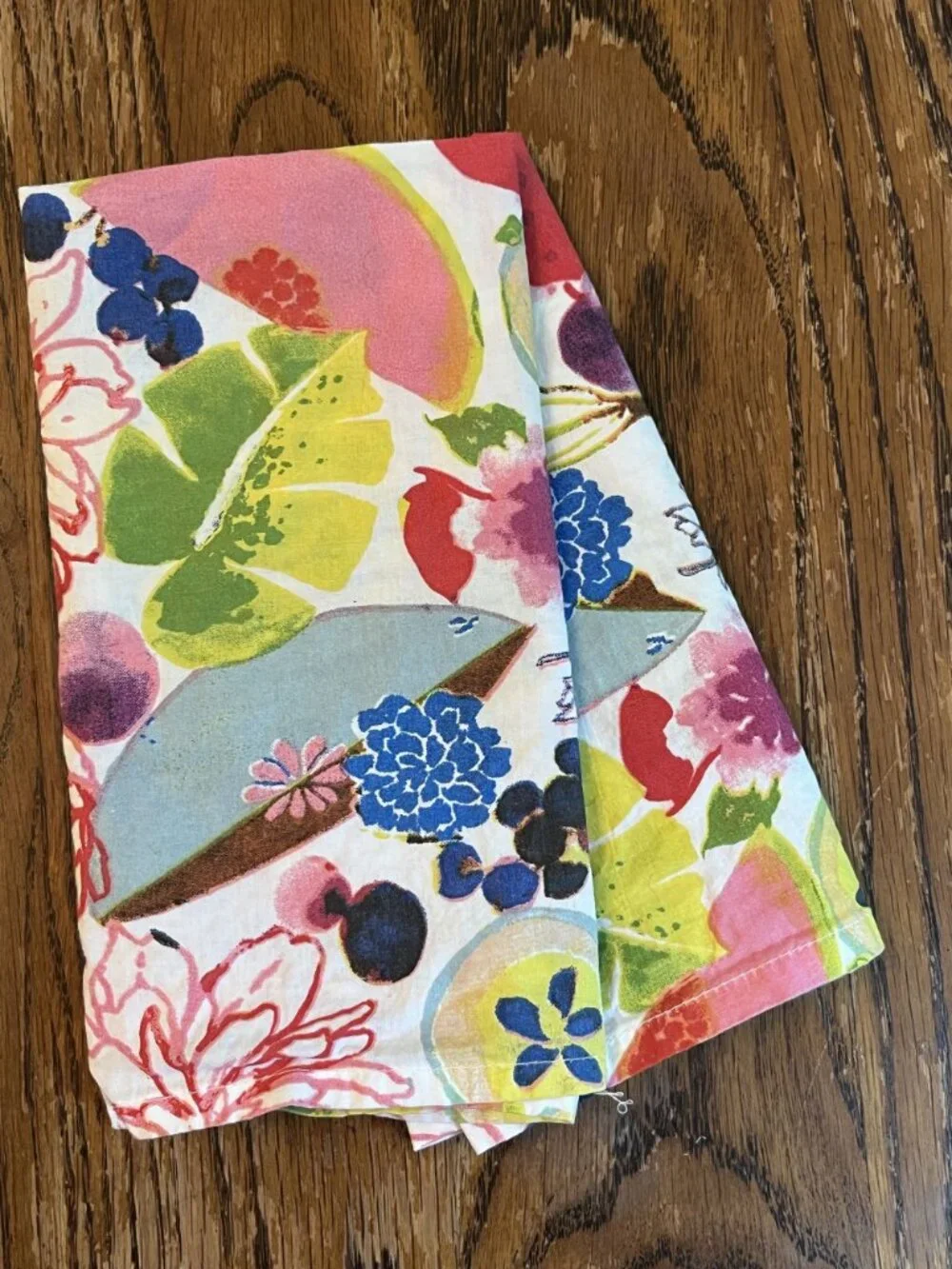 World Market Floral Cotton Napkins 20